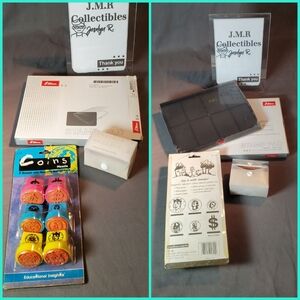 Shinu S-4 Stamp Pad, Educational Insights Coins Heads Stamps, and Simply Stamp